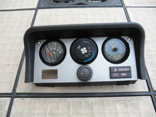 83 porsche 944 gauge set w/clock, a/c control, oil pressure, cigarette lighter