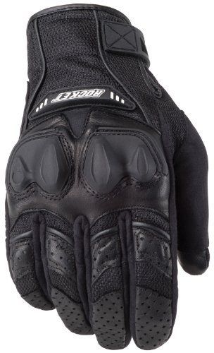 Joe rocket men&#039;s phoenix 4.0 motorcycle riding gloves (black/black/black, large)