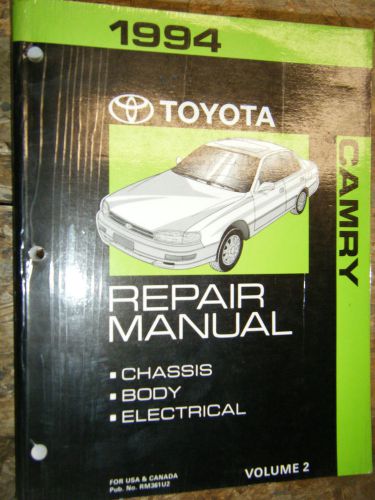 1994 toyota camry original factory chassis service manual shop repair volume 2