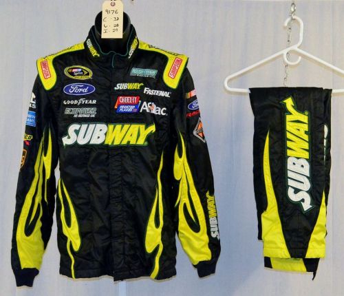 2014 carl edwards subway simpson nascar racing suit #4176 38/28/29