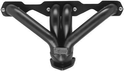 Sanderson headers headers blockhugger steel natural chevy small block pair