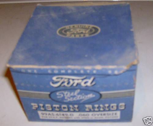 Nos ford piston rings for 95 hp, possibly trucks  99as-6149-d .060 oversize