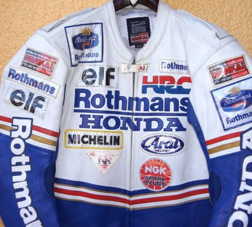 Lll size! nankai lether racing suit rothmans honda mick doohan official replica