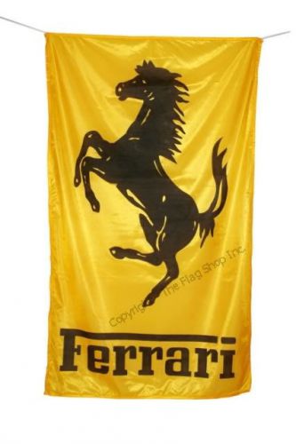 Ferrari flag banner  golden ultimate design