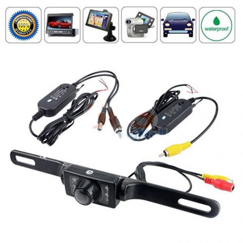 420 tv lines high resolution wireless waterproof nightvision car rearview camera