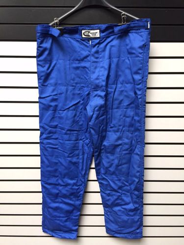 Impact racer pants size xxl, blue 2 layer sfi 3.2a/5 nhra usac imca nmra