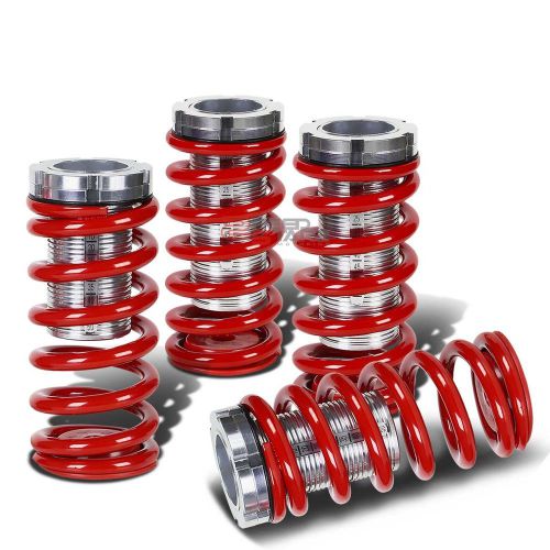 Lowering suspension adjustable coilover+red springs for 86-89 accord ca1-ca6