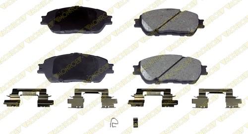 Monroe gx906a brake pad or shoe, front-monroe prosolution ceramic brake pad