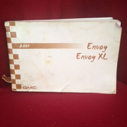 2004 gmc envoy &amp; xl oem owners manual set with onstar and case