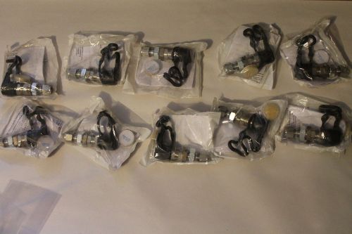 Staubli gmv08/c ngv time flow light duty vehicle refueling receptacles-lot of 10