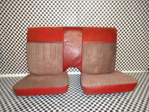 1978,79,80,81 camaro/z28 red rear cloth seats!!