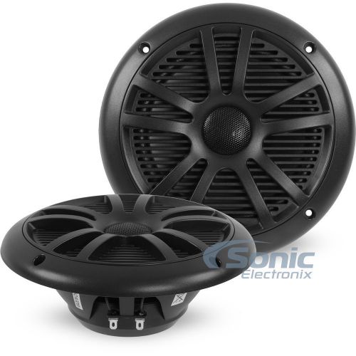 New! boss mr6w 180w 6.5&#034; dual cone marine coaxial car and boat speakers