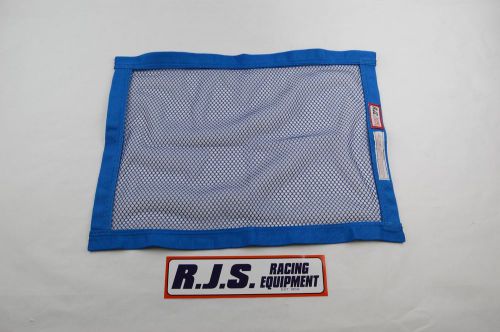 Rjs racing equipment non sfi blue mesh window net 23x17