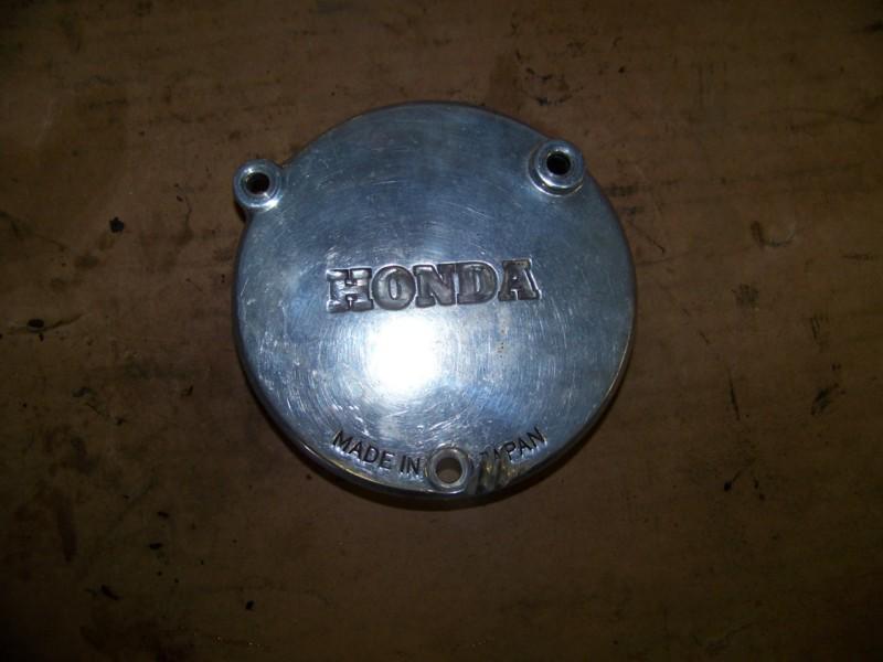 1965-1969 honda cb77 cl77 305 oil filter slinger left side engine cover