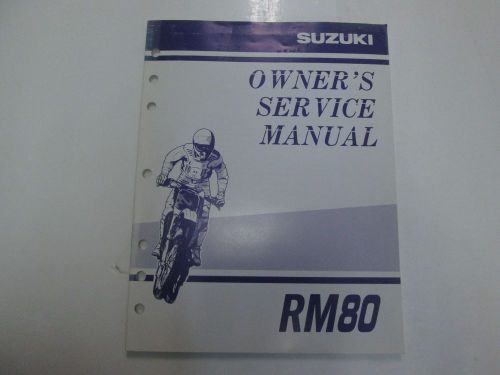 2000 suzuki rm80 rm 80 owners service repair shop manual minor fading oem deal