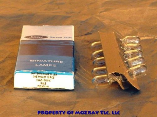 Ford miniature bulbs fairlane_falcon_galaxie_mustang_thunderbird 1972-1967 nos