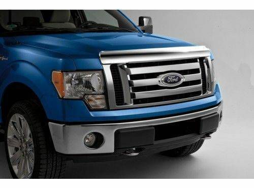 2009-2014 ford f-150 chrome front hood deflector bug shield