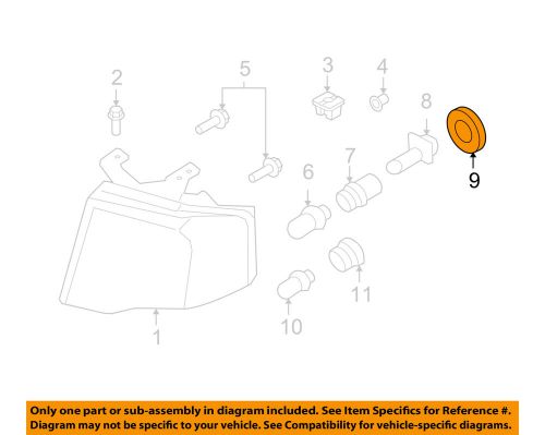 Ford oem-headlight cover 5c3z13n019aa