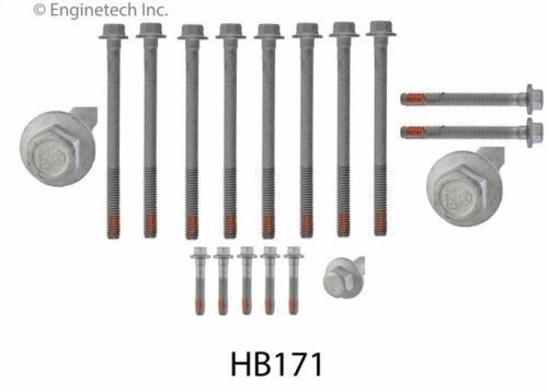 Enginetech head bolts kit 99-04 chevy silverado suburban express 364 6.0l ohv v8