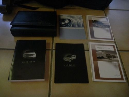 2008 lincoln mkx owners manual set + free shipping