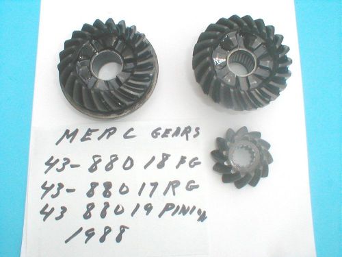 Mercury outboard gearset 40-50-60-65-70 hp 43-88017-43-88018-43-88019