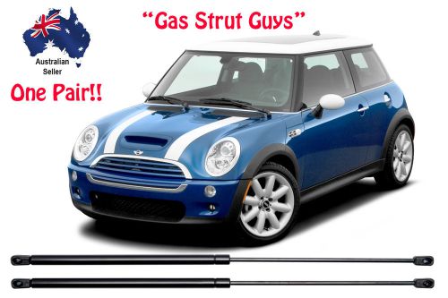 2 x new bonnet gas struts suit mini cooper r50 r52 r53 2002 to 2008 all models