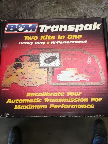 B&amp;m transpak shift kit for 67-91 ford c6 #40228. with tci chrome pan