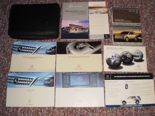 2006 mercedes m class ml 350 500 owners manual books nav case all models