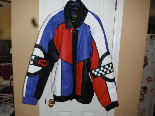 Men&#039;s c4 chevrolet corvette leather coat/jacket size xl