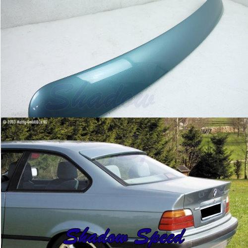 Painted e36 bmw coupe a style rear roof rear spoiler 354