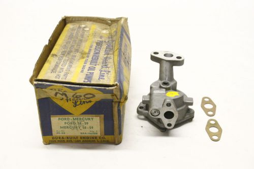 Nors oil pump assembly 1958 1959 ford mercury v-8 eight cylinder #b8a-6600-b