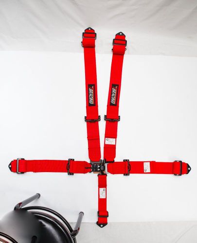 Sfi 16.1 5-point latch &amp; link safety harness