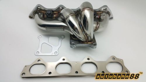 Autobahn88 racing exhaust manifold header for lancer evo 4 5 6 7 8 9 evolution