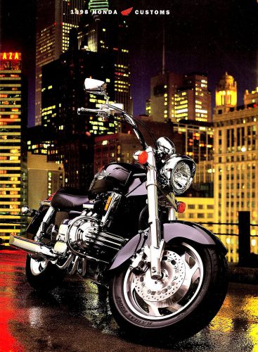 1998 honda customs motorcycle brochure -valkyrie-shadow ace-shadow spirit-magna