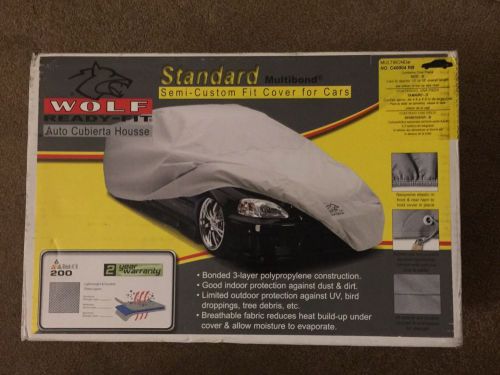 Wolf c40004rb ready-fit car cover; multibond/block-it 200