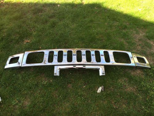 Hummer brand gm general motors oem h2 front grille chrome brand mint