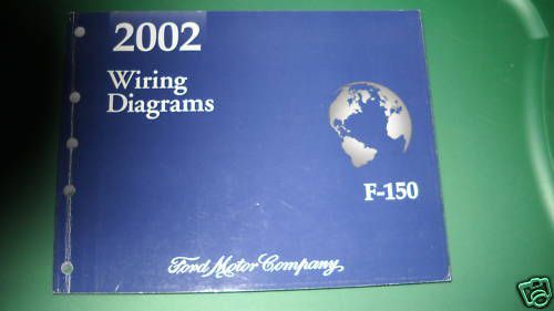 2002 ford f-150 f150 truck electrical wiring diagrams ewd service shop manual 02