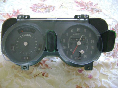 Free shipping! genuine gm 1968 pontiac gto lemans speedminder instrument cluster