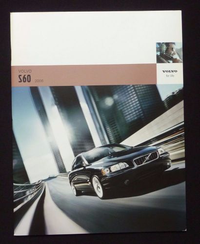 2006 volvo s60 dealer sales brochure~original showroom literature catalog