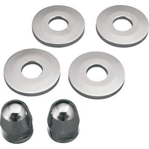 Polished stainless steel handlebar retainer kit landmark lm400-1