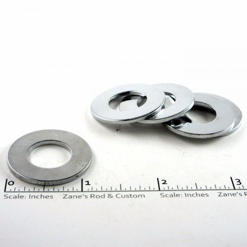 9/16&#034; chrome flat washer qty:10