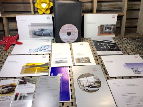 2005 audi a6 owners manual + navigation book (full mint set) (unused) (buy oem))