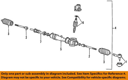 Hyundai oem 56820-2b000 steering tie rod end/tie rod