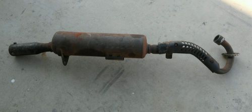 1983 honda 185 original exhaust muffler and header  atc 185s