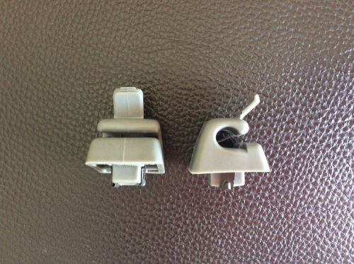 Sun visor clips gray mercedes all 300d 190e 300e e240