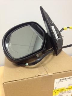 2009-2013 silverado sierra lh chrome passenger power folding mirror w/ dl3 