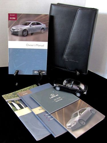 2007 lexus es 350 owners manual set  #o195