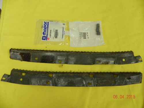 68 mopar plymouth roadrunner/satellite/gtx headliner brackets w/nos clips