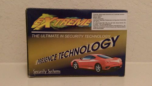 Extreme car alarm system, model 6000