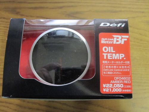 Defi link meter bf oil temp amber red led 60mm new df 04602